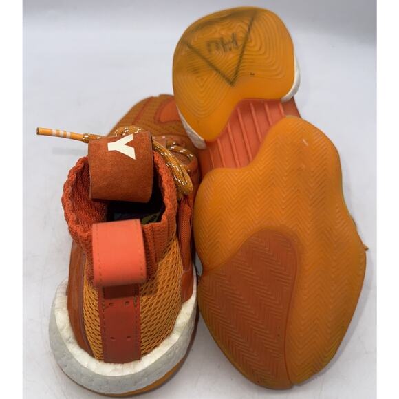 Adidas Pharrell Williams x Crazy BYW X EG7728 Orange Basketball Men’s Size 5.5 - Picture 5 of 5